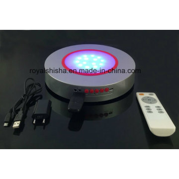 10 pulgadas 12 pulgadas RGB sumergible LED Shisha Hookah Base ligera con Bluetooth